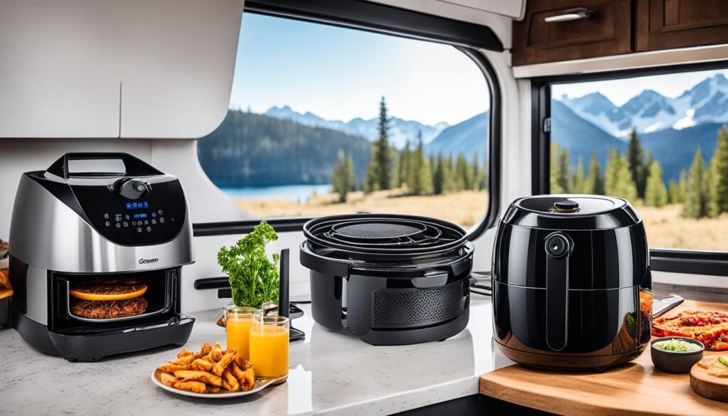 air fryer vs electric stovetop 2 in an RV