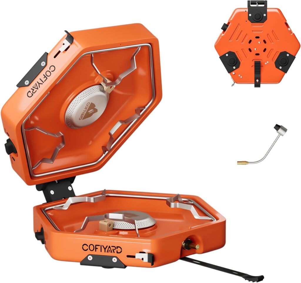 Cofiyard Propane 2 Burner Camping Stove
