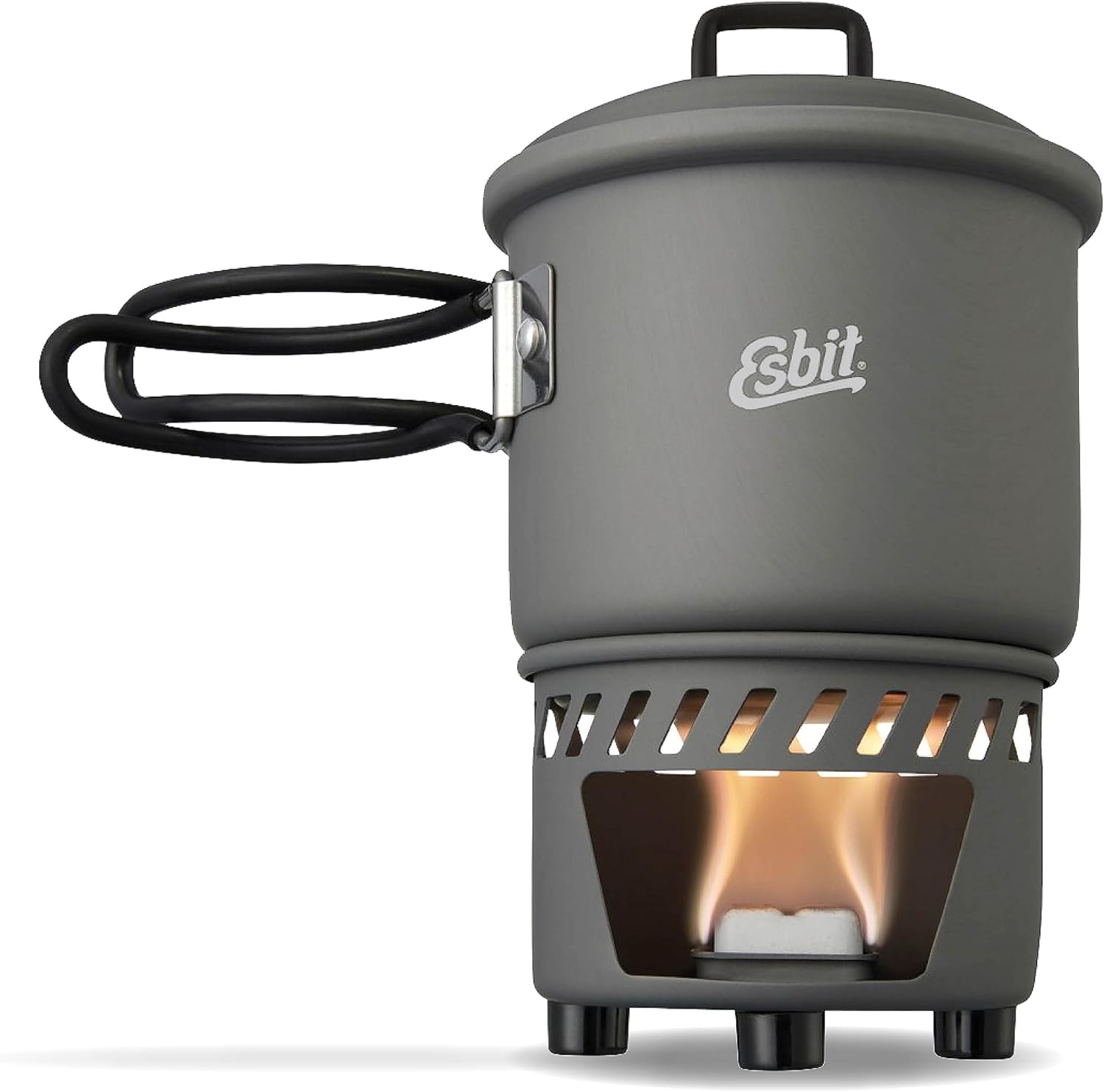 Esbit CS585HA 3-Piece Lightweight Camping Cook Set for Use with Solid Fuel Tablets Esbit CS585HA 3-Piece Lightweight Camping Cook Set for Use with Solid Fuel Tablets
