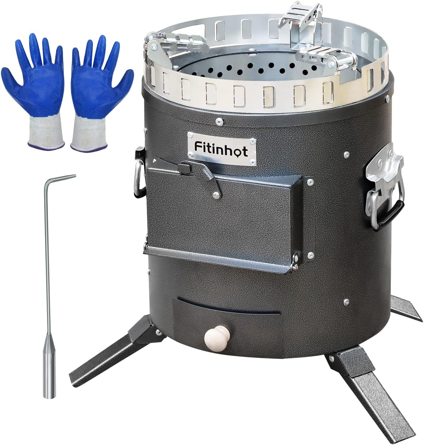Fitinhot Rocket Stove Portable Camping Stove Wood Burning Stove for Emergency, Survival, RV, Outside Cooking Campfire Fitinhot Rocket Stove Portable Camping Stove Wood Burning Stove for Emergency, Survival, RV, Outside Cooking Campfire